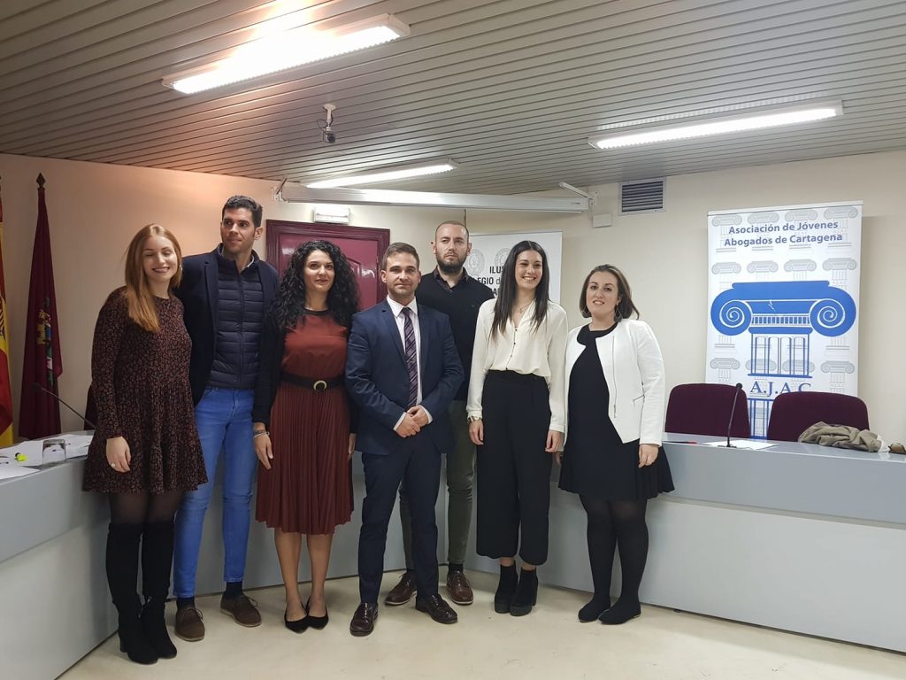 Nueva junta de Asociación de Jóvenes Abogados de Cartagena