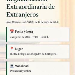 Jornada Formativa sobre Regularización Extraordinaria de Extranjeros – Real Decreto 1155/2026